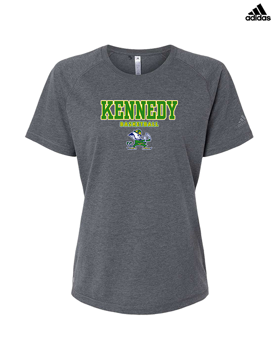 Kennedy HS Girls Basketball Block - Womens Adidas Performance Shirt