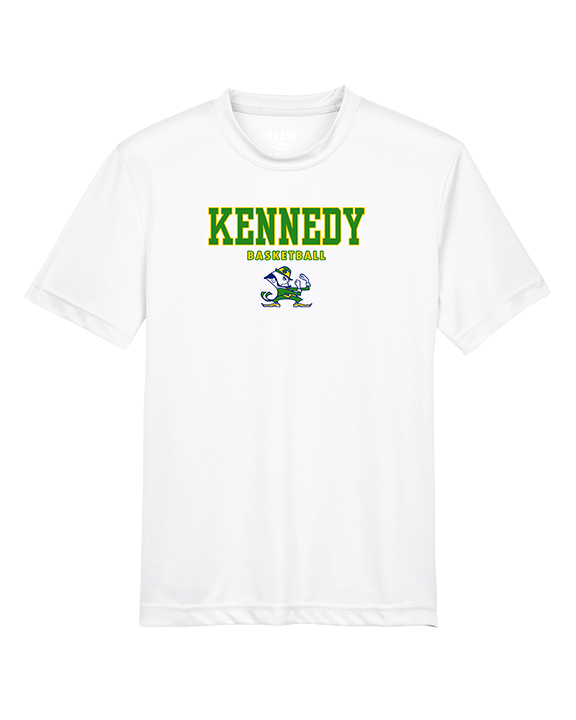 Kennedy HS Girls Basketball Block - Youth Performance Shirt
