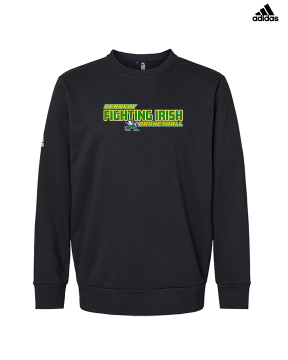 Kennedy HS Girls Basketball Bold - Mens Adidas Crewneck