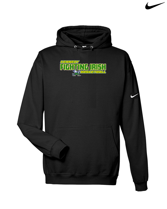 Kennedy HS Girls Basketball Bold - Nike Club Fleece Hoodie