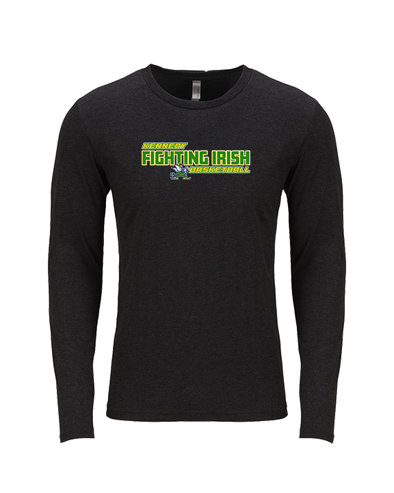 Kennedy HS Girls Basketball Bold - Tri-Blend Long Sleeve