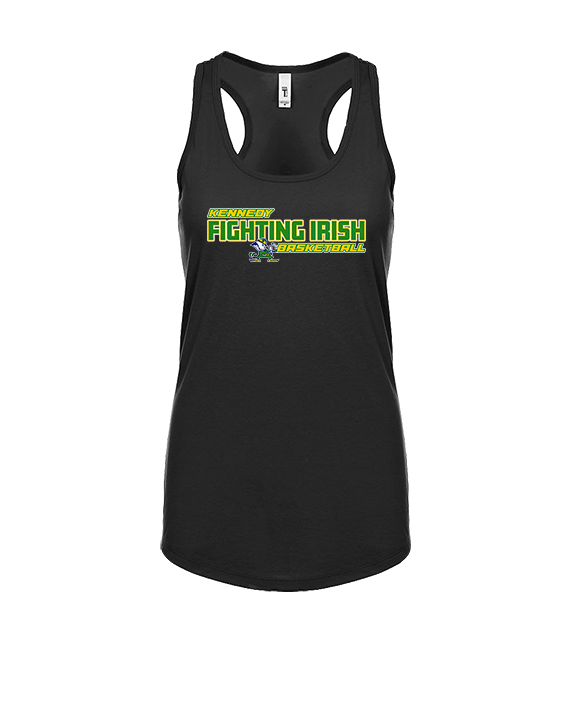 Kennedy HS Girls Basketball Bold - Womens Tank Top