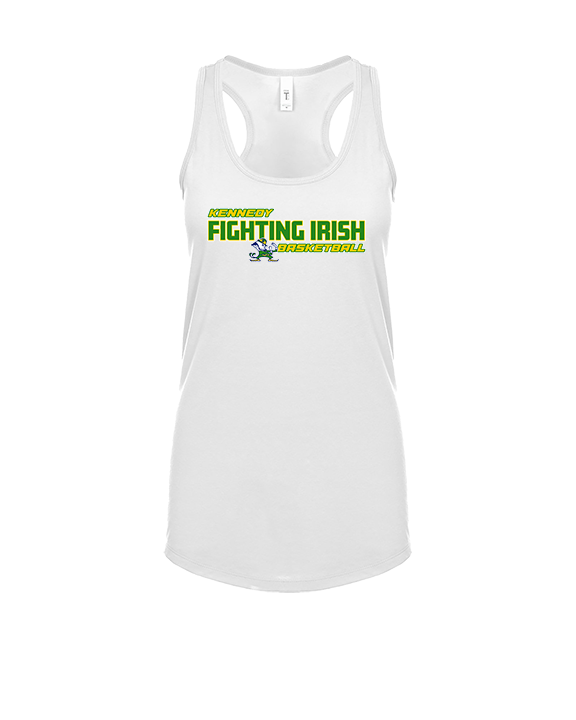 Kennedy HS Girls Basketball Bold - Womens Tank Top
