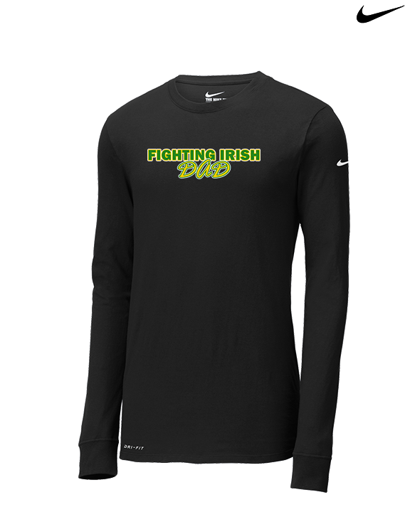 Kennedy HS Girls Basketball Dad - Mens Nike Longsleeve