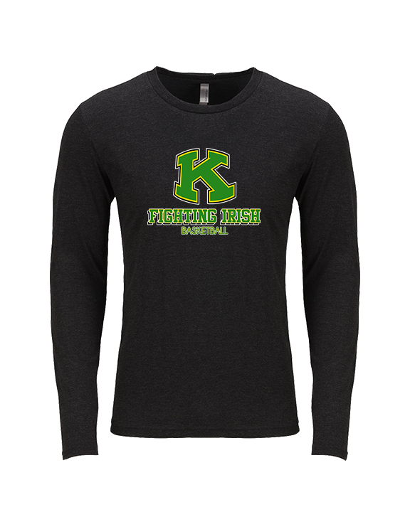 Kennedy HS Girls Basketball Shadow - Tri-Blend Long Sleeve