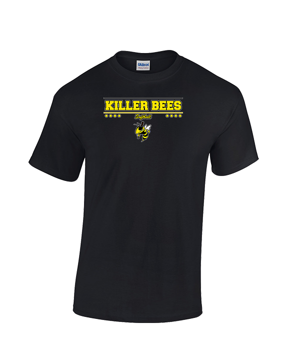 Killer Bees Softball Border - Cotton T-Shirt