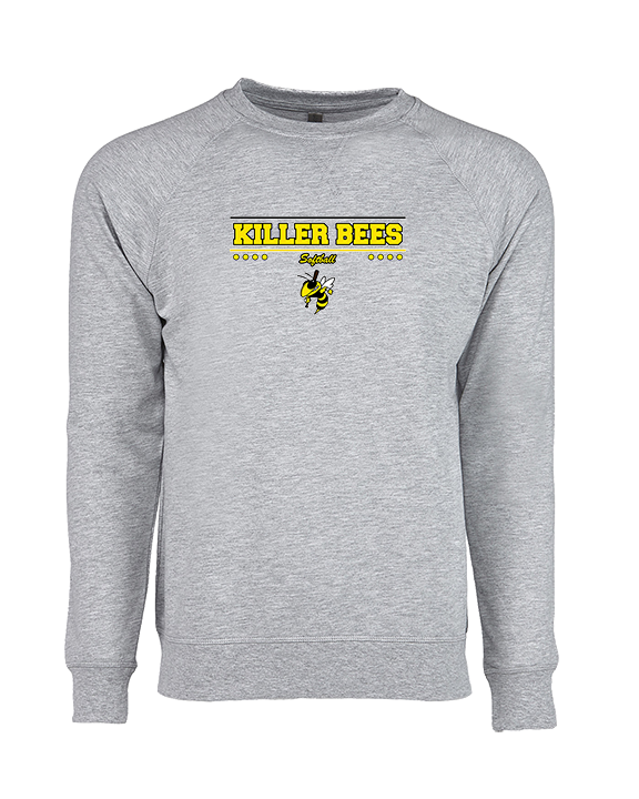 Killer Bees Softball Border - Crewneck Sweatshirt
