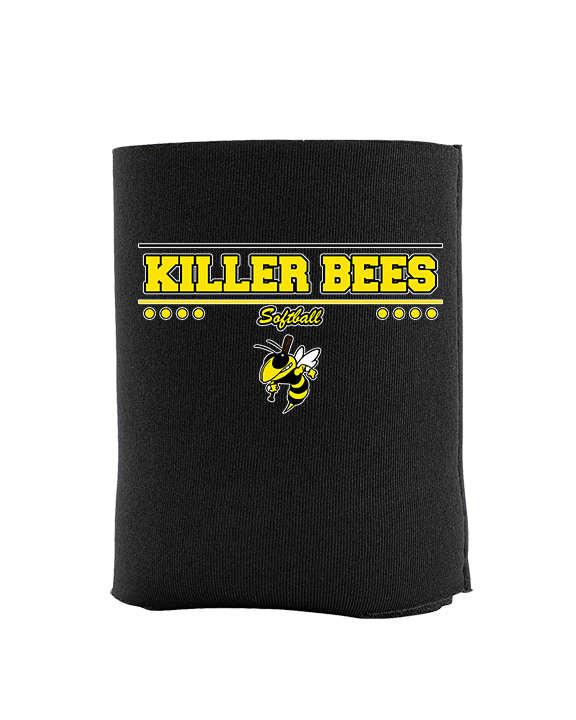 Killer Bees Softball Border - Koozie