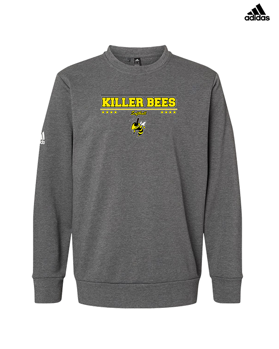 Killer Bees Softball Border - Mens Adidas Crewneck