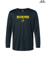 Killer Bees Softball Border - Mens Oakley Longsleeve