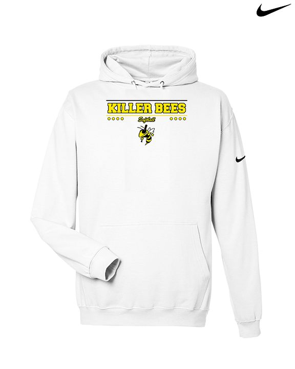 Killer Bees Softball Border - Nike Club Fleece Hoodie