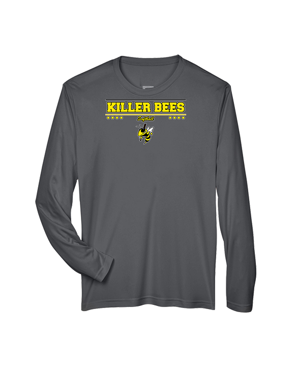 Killer Bees Softball Border - Performance Longsleeve