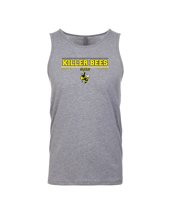 Killer Bees Softball Border - Tank Top