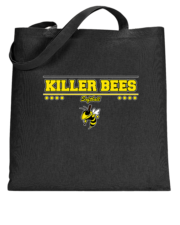 Killer Bees Softball Border - Tote