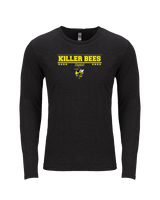 Killer Bees Softball Border - Tri-Blend Long Sleeve