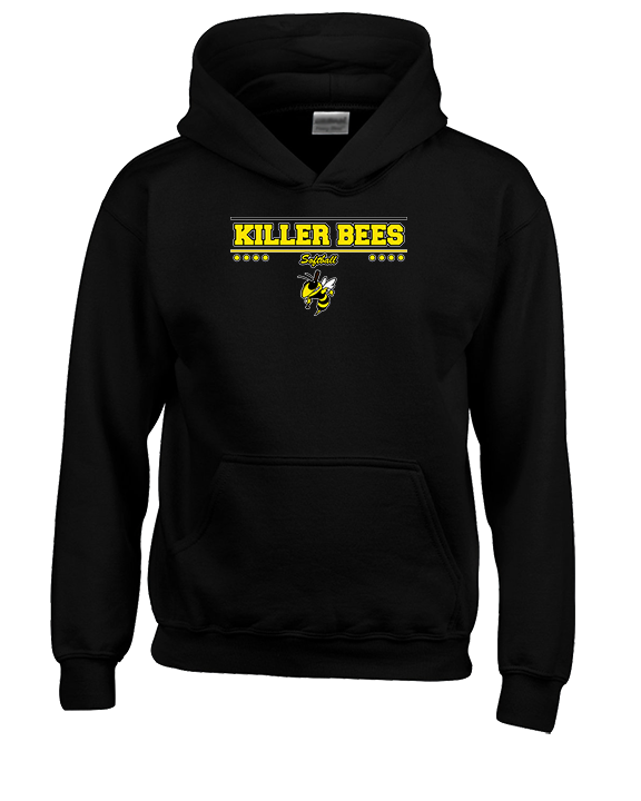 Killer Bees Softball Border - Unisex Hoodie