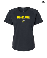 Killer Bees Softball Border - Womens Adidas Performance Shirt