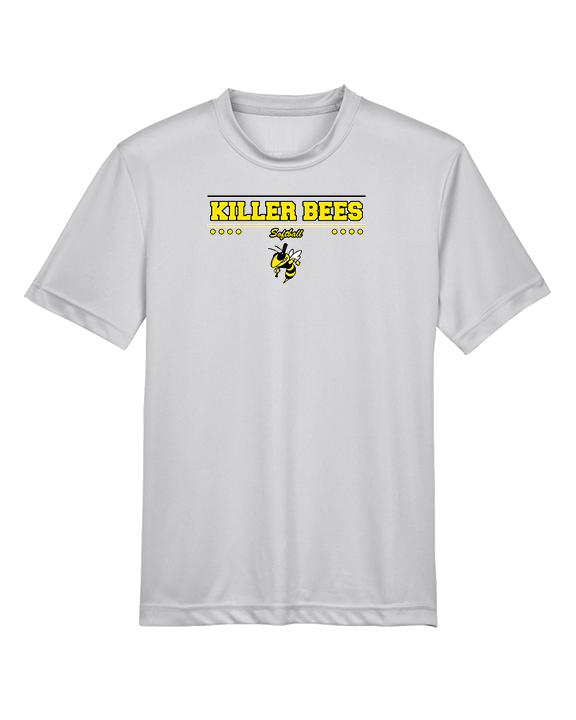 Killer Bees Softball Border - Youth Performance Shirt