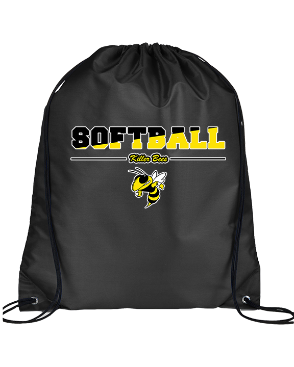 Killer Bees Softball Cut - Drawstring Bag