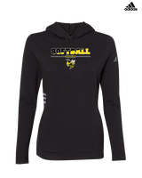 Killer Bees Softball Cut - Womens Adidas Hoodie