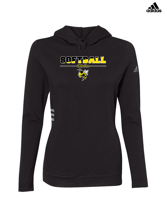 Killer Bees Softball Cut - Womens Adidas Hoodie