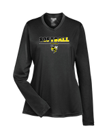 Killer Bees Softball Cut - Womens Performance Longsleeve