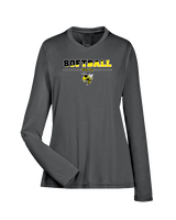 Killer Bees Softball Cut - Womens Performance Longsleeve