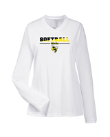 Killer Bees Softball Cut - Womens Performance Longsleeve