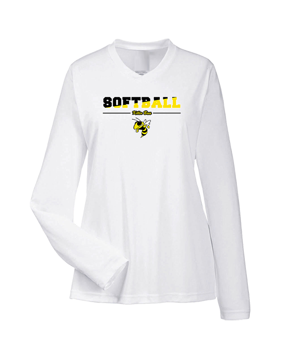 Killer Bees Softball Cut - Womens Performance Longsleeve
