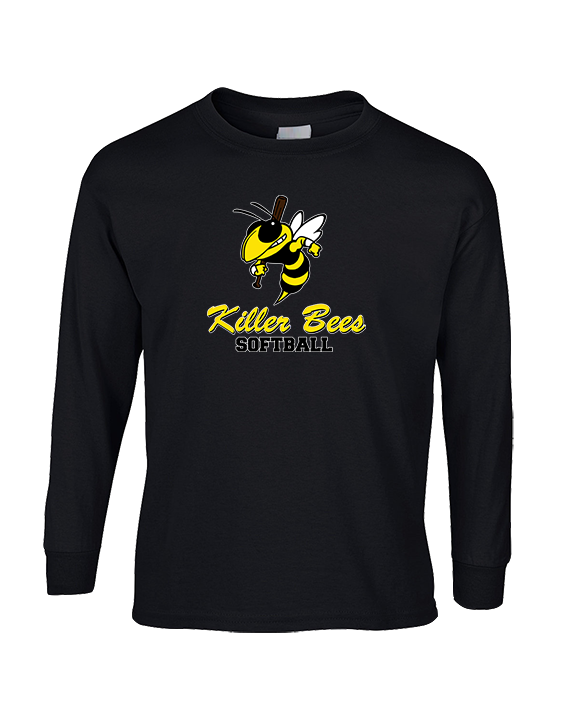 Killer Bees Softball Shadow - Cotton Longsleeve