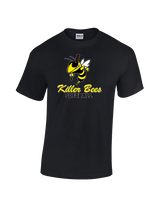 Killer Bees Softball Shadow - Cotton T-Shirt