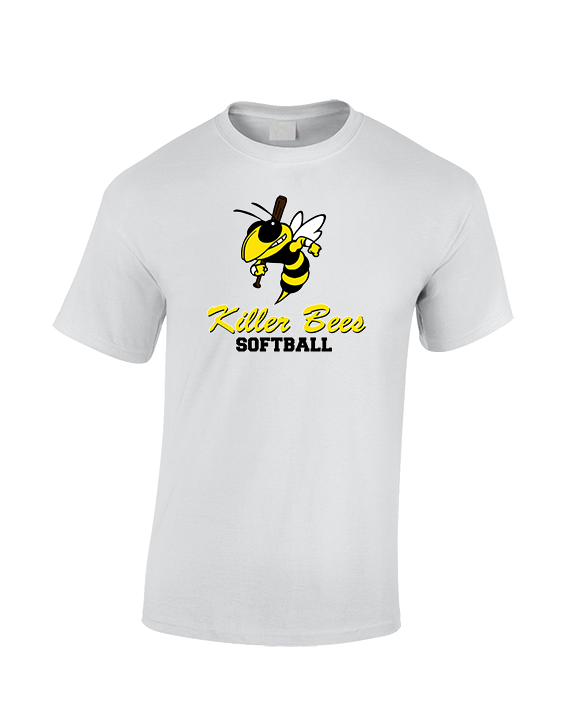 Killer Bees Softball Shadow - Cotton T-Shirt