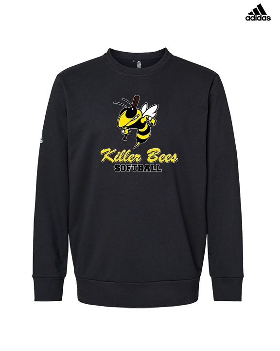 Killer Bees Softball Shadow - Mens Adidas Crewneck