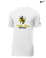 Killer Bees Softball Shadow - Mens Nike Cotton Poly Tee