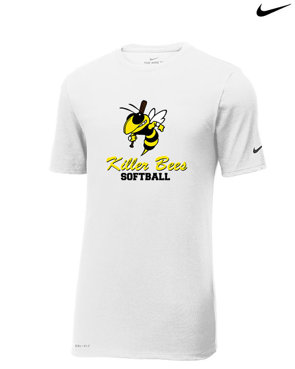Killer Bees Softball Shadow - Mens Nike Cotton Poly Tee