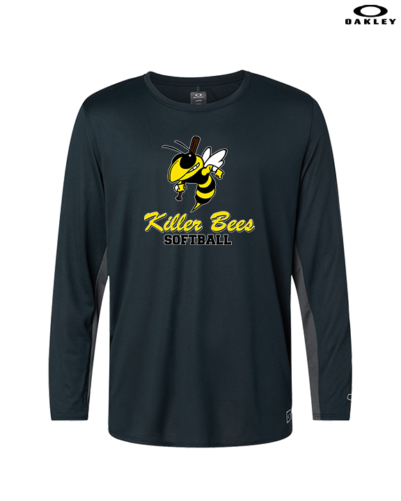 Killer Bees Softball Shadow - Mens Oakley Longsleeve