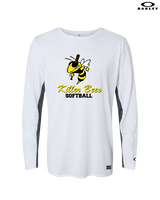 Killer Bees Softball Shadow - Mens Oakley Longsleeve