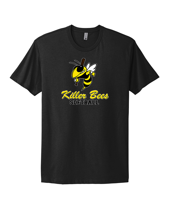 Killer Bees Softball Shadow - Mens Select Cotton T-Shirt