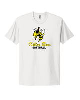 Killer Bees Softball Shadow - Mens Select Cotton T-Shirt