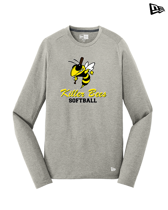 Killer Bees Softball Shadow - New Era Performance Long Sleeve