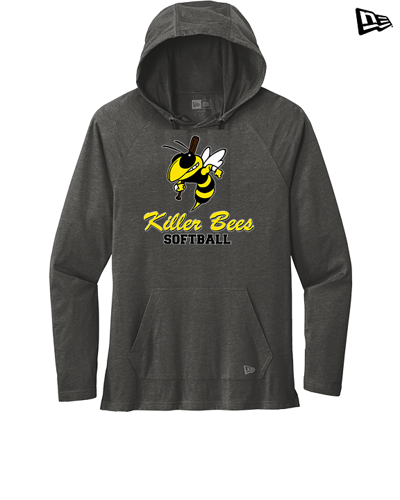 Killer Bees Softball Shadow - New Era Tri-Blend Hoodie