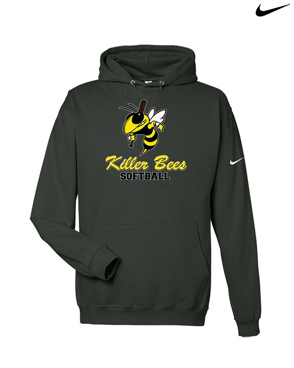 Killer Bees Softball Shadow - Nike Club Fleece Hoodie