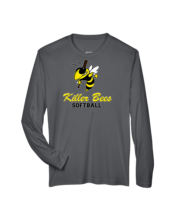 Killer Bees Softball Shadow - Performance Longsleeve