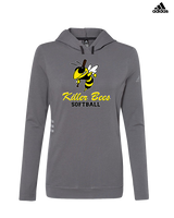 Killer Bees Softball Shadow - Womens Adidas Hoodie