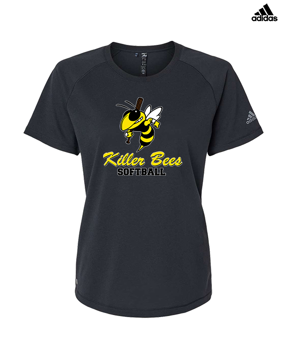Killer Bees Softball Shadow - Womens Adidas Performance Shirt