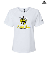 Killer Bees Softball Shadow - Womens Adidas Performance Shirt