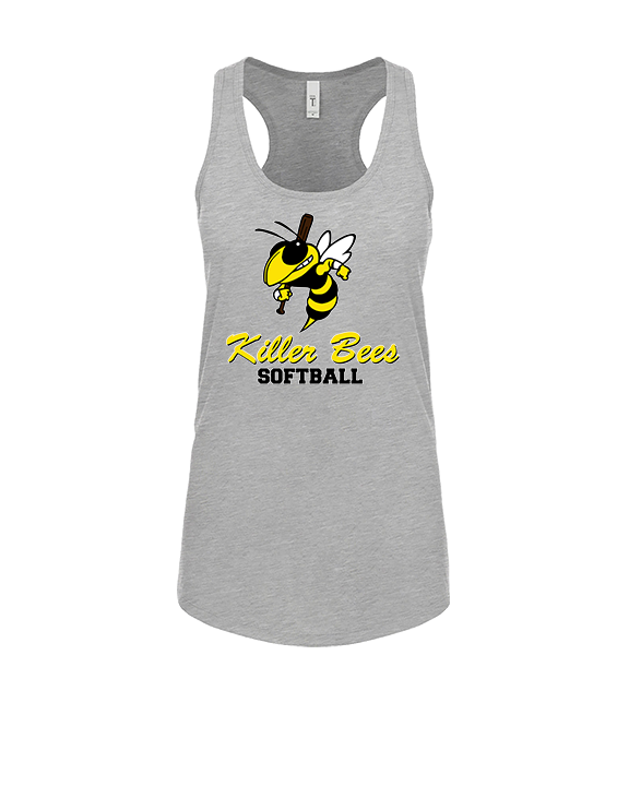 Killer Bees Softball Shadow - Womens Tank Top