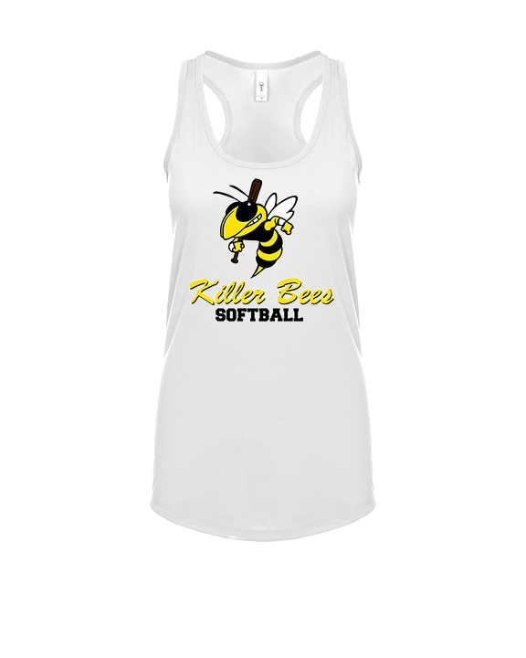 Killer Bees Softball Shadow - Womens Tank Top