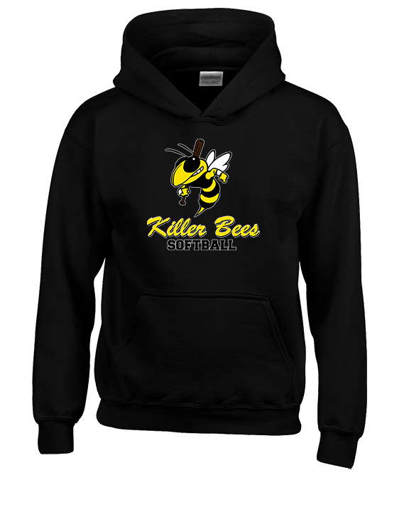 Killer Bees Softball Shadow - Youth Hoodie