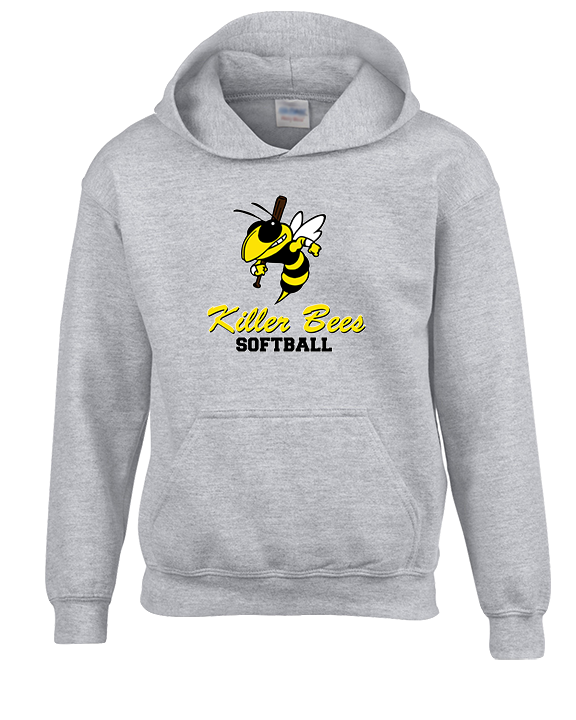 Killer Bees Softball Shadow - Youth Hoodie